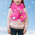 thumbnail image 2 of Hot Pink Kids Velvet Scarf For Winter Activities And Wear With Free Size Length 75 Cm Width 15 Cm, 2 of 6