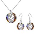 thumbnail image 1 of Joyería de cristal colorida, collar de Fénix, anillos colgantes para mujeres y niñas, regalos de joyería, 1 of 8