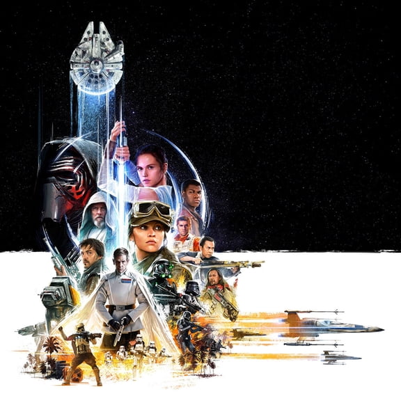Rogue One Force Awakens Compilation- CANVAS or PRINT WALL ART