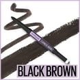 thumbnail image 4 of (4 pack) Maybelline Express Brow 2-in-1 Pencil and Powder, Eyebrow Makeup, Black Brown, 0.02 fl. oz., 4 of 9