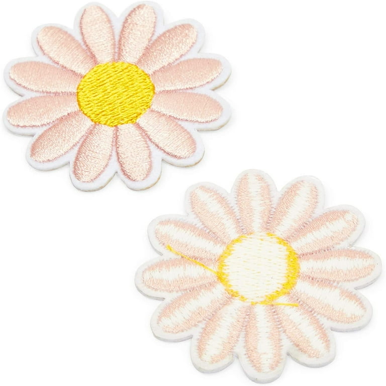  Ouligay 20Pcs Flower Iron on Patches Flower Patches