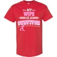 thumbnail image 3 of Inktastic My Wife is a Survivor Breast Cancer Awareness T-Shirt, 3 of 5