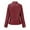 Red, variant on Leather Jacket Women Plus Size Leather Zipper Motorcycle Jacket Coat