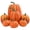 Yellow, variant on Dserhfy 7Pcs/Bag Pumpkin Shape Statue Decor Vivid Bright-colored Polystyrene Foam Creative Statue Display for Home