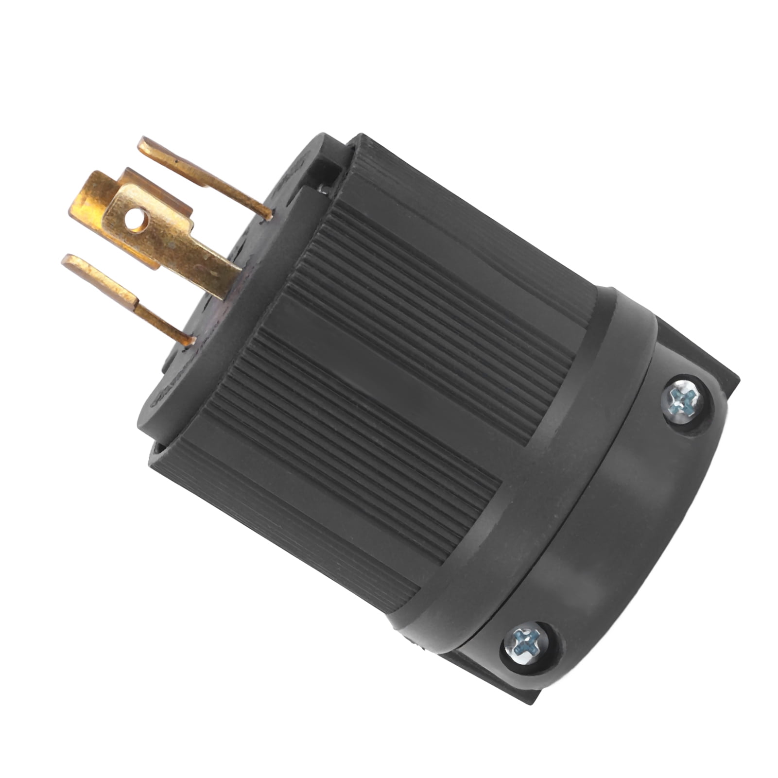 4 Prong Industrial Plug, PA66 Plastic Shell Male Converter Plug For