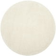 thumbnail image 4 of SAFAVIEH Indie Balfour Solid Polyester Shag Runner Rug, Cream, 2'3" x 7', 4 of 9