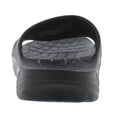 thumbnail image 3 of Fila Tydall Slide PS Boys Shoes Size 2, Color: Black/Red, 3 of 5