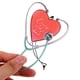 thumbnail image 5 of unbranded Colgante Acrílico Corazón Con Estetoscopio Navideña Para Árbol En, 5 of 6