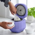 thumbnail image 6 of GreenLife 4 Cups Cooked, 2 Cups Uncooked Rice Cooker, Periwinkle, 6 of 8