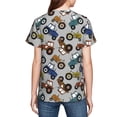 thumbnail image 7 of Wukai Color Tractor Youth Unisex Short Sleeve T-Shirt for Boys, Girls, Teens, and Kids-Medium, 7 of 7