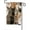 Black, variant on Elephant Garden Flag Vertical Double Sided Cute Animal Grey Baby Elephants with Blue Balloon House Flags Home Burlap Banners for Outdoor Decor Lawn