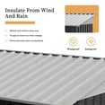 thumbnail image 2 of Sobaniilo 5x3x6FT Outdoor Storage Shed Clearance with Lockable Door Metal Garden Shed Steel Anti-Corrosion Storage House Waterproof Tool Shed (Dark Gray), 2 of 10