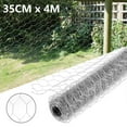 thumbnail image 1 of 13FT x 13.78inch Metal Fence Netting Metal Wire Fences Hexagonal Galvanized Welded Mesh Wire for Rabbit Cage Chicken Coop, 1 of 10