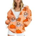 thumbnail image 1 of Chandails à Capuche Zippés pour Femmes Rabais de 50 % en Liquidation Blouse Imprimée Mode Hauts à Manches Longues Chandail Poches à Capuche, 1 of 9