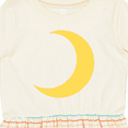thumbnail image 4 of Inktastic Cute Yellow Moon Girls Toddler Dress, 4 of 5
