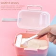 thumbnail image 4 of Dispensador de leche en polvo con caja de color rosa,Dispensadores de leche en polvo,Caja de leche en polvo para bebés,Dispensador de fórmula para bebés,Contenedor portátil de caja de leche en polvo p, 4 of 5