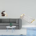 thumbnail image 2 of Estatua de cerámica,Juego de estatuas de cerámica para decoración de mesa de oficina en casa,Bandeja para servir,Bandeja de cocina rectangular con asa,Bandeja de almacenamiento Plato para, 2 of 8
