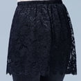 thumbnail image 5 of Hzzsbu False Layers Flexible Extenders Underskirt Adjustable Mini Skirt Shirt Hem Women Slips Lace Shirt(XL), 5 of 7