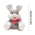 thumbnail image 2 of Musical Easter Bunny Stuffed Animal Toy with Waving Ears and Singing, Soft Plush Interactive Peekaboo Rabbit for Girls Boys Birthday Easter Gifts, 2 of 5