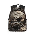 thumbnail image 1 of Easygdp Vintage Pattern Flower Skull Mochila Casual para Portátil, Mochila para Escuela, Viajes, Negocios, 1 of 6