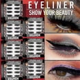 thumbnail image 2 of Delineador de ojos con purpurina de 7 colores, nuevo, autoadhesivo, sin pegamento, para sombras de ojos, pestañas postizas, pestañas rizadas, pegatinas de maquillaje de ojos | 4258433233755, morado, 2 of 5