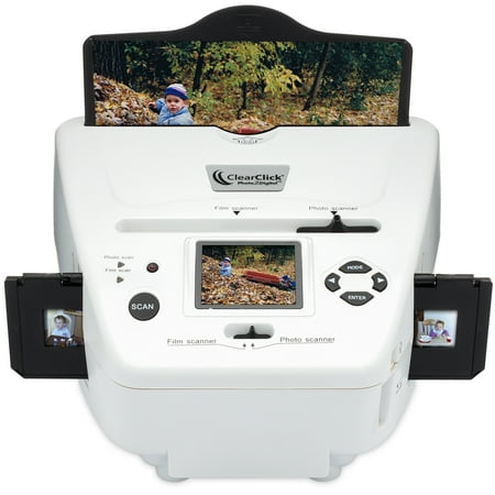 ClearClick Photo To Digital Photo, Slide, and Film Scanner with 4 GB Memory Card & Photo Editing