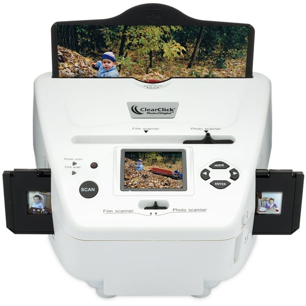 ClearClick Photo To Digital Photo, Slide, and Film Scanner with 4 GB