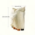 thumbnail image 4 of LEEYNEER 3pcs Plant Frost Protection Covers  Winter Anti-Freeze  with Drawstring Reusable Freeze Cloth for Outdoor Plants and Fruit Trees in Pots, 4 of 4