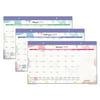AT-A-GLANCE Watercolors Recycled Monthly Desk Pad Calendar, 17 3/4 x 10 7/8, 2018