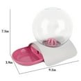 thumbnail image 3 of Cat Water Feeder Creative Plastic Automatic Dog Water Dispenser Pet Waterer, 3 of 10