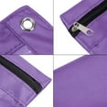 thumbnail image 5 of Pencil Pouch for 3 Ring Binder, Binder Pencil Case with Smooth Zipper, Clear Window Pencil Case for Binder, Big Capacity 3 Ring Binder Pencil Bag with 3 Reinforced Grommets, Purple, 1-Pack, 5 of 7