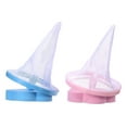 thumbnail image 2 of 4 Pcs Attrape-Peluches Réutilisable pour machine à Laver Domestique Bleu Rose, 2 of 5
