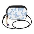 thumbnail image 2 of FORMRS Mini Crossbody Bag for Women Adjustable Rope Shoulder Casual Phone Purse, Blue Butterfly, 2 of 7