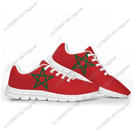 

Moroccan Flag Sports Shoes Mens Womens Teenager Kids Children Sneakers Morocco Casual Custom High Quality Couple Shoes
