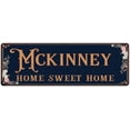 thumbnail image 1 of MCKINNEY Home Sweet Home Victorian Look 8x24 Metal Sign 108240046870, 1 of 1