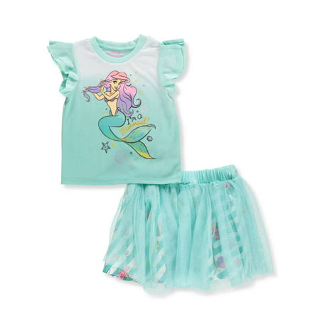 Disney Princess Girls' 2-Piece Skirt Set Outfit
