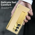 thumbnail image 6 of Allytechgroup Galaxy Z Fold 6 Case with Screen Protector, S Pen Holder Kickstand Camera Lens Protector Hinge Protection Shockproof Phone Case for Samsung Galaxy Z Fold 6, Gold, 6 of 7