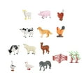 thumbnail image 2 of Juego de Figuras de Animales de Granja Sunnimix 12 Piezas PVC Estilo A, 2 of 8