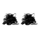thumbnail image 3 of Banda de goma para el cabello sweethay 50 piezas aro para el pelo lazos para el pelo trenza larga Negro 2Conjunto, 3 of 6
