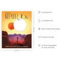 thumbnail image 2 of HAUS AND HUES Kepler 16b Space Posters for Room, Nasa JPL Posters Space Decor, Visions of the Future Poster Dorm Vintage Space Wall Art, Retro Futurism Art, Scifi Kepler (Unframed 16x20), 2 of 6