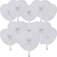 thumbnail image 1 of Abanicos de mano plegables Bestage White Heart Wedding, 100 paquetes, 1 of 7