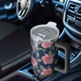thumbnail image 6 of OBREWU Pioneer Flower Tumbler with Handle and Lid,Pioneer Flower 40oz Double Wall Vacuum Insulated Tumbler,Cups Gift for Women and Men, 6 of 7