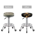 thumbnail image 3 of Golden Koi And Treasure Round Bar Stool Seat Covers, Elastic Round Chair Cover Stool Seat Slipcover Bar Stool Cushions Round Pad for 12-14 inch, 3 of 5