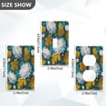 thumbnail image 2 of White Chrysanthemums Light Switch Cover Switch Plate Outlet Cover Plug Cover for Electrical Outlet, 2 of 8