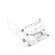 Pc Portable Small Computer Case Plexiglass Shell Compact PC Case Desktop PC Case Mini-ITX Motherboard Power Supply