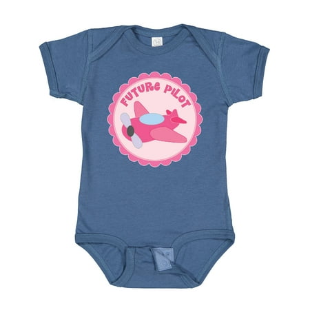 

Inktastic Future Pilot Girls Occupation Gift Baby Girl Bodysuit