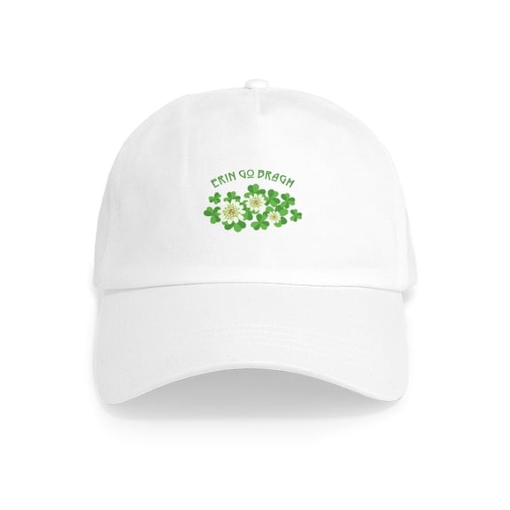 CafePress - Erin Go Bragh - Adjustable 100% Brushed Unisex Casual Cotton Baseball Cap, Beige, 1