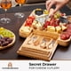thumbnail image 5 of Tabla de charcutería Woodenhouse, bandeja de queso de bambú con utensilios, 5 of 8