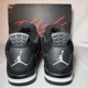 thumbnail image 5 of Ni - ke Size 10.5 - Ni - ke Air Jordan 4 Retro SE Black Canvas Men's Shoes - DH7138 006, 5 of 5