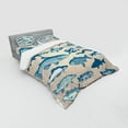 thumbnail image 3 of Ambesonne Fish Bedding Set 3 Pcs, Vintage Seafood Composition, Twin XL, Multicolor, 3 of 3